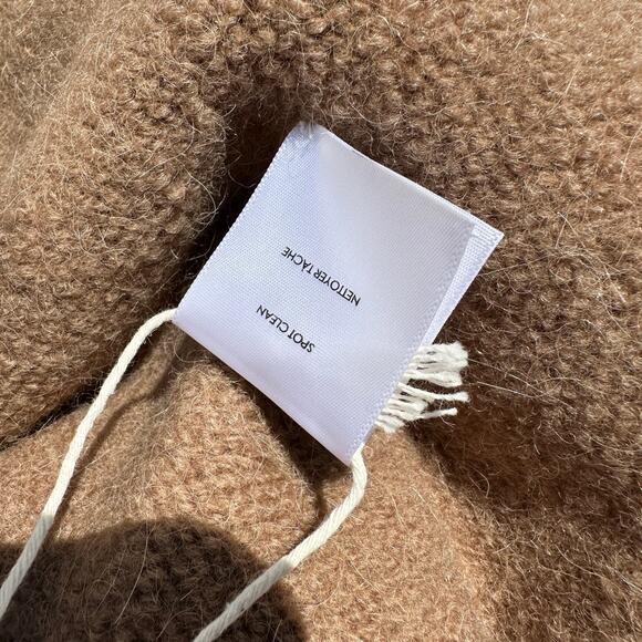 Lauren Manoogian Baby Bindle Bag Putty Cork Camel Highland Wool Alpaca Knit NWT - Picture 16 of 16